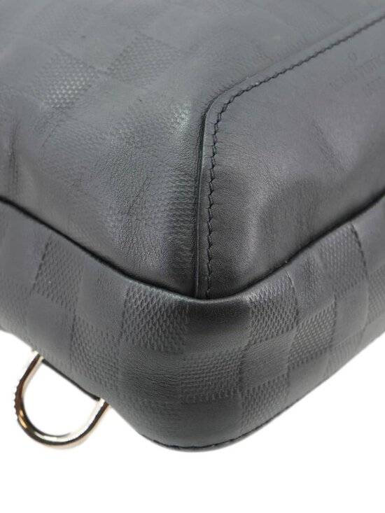 Louis Vuitton  Avenue Sling Damier Infini Leather Backpack Bag Black main image 11